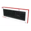 Trust Primo Tastatur Universal USB AZERTY Belgisch Schwarz