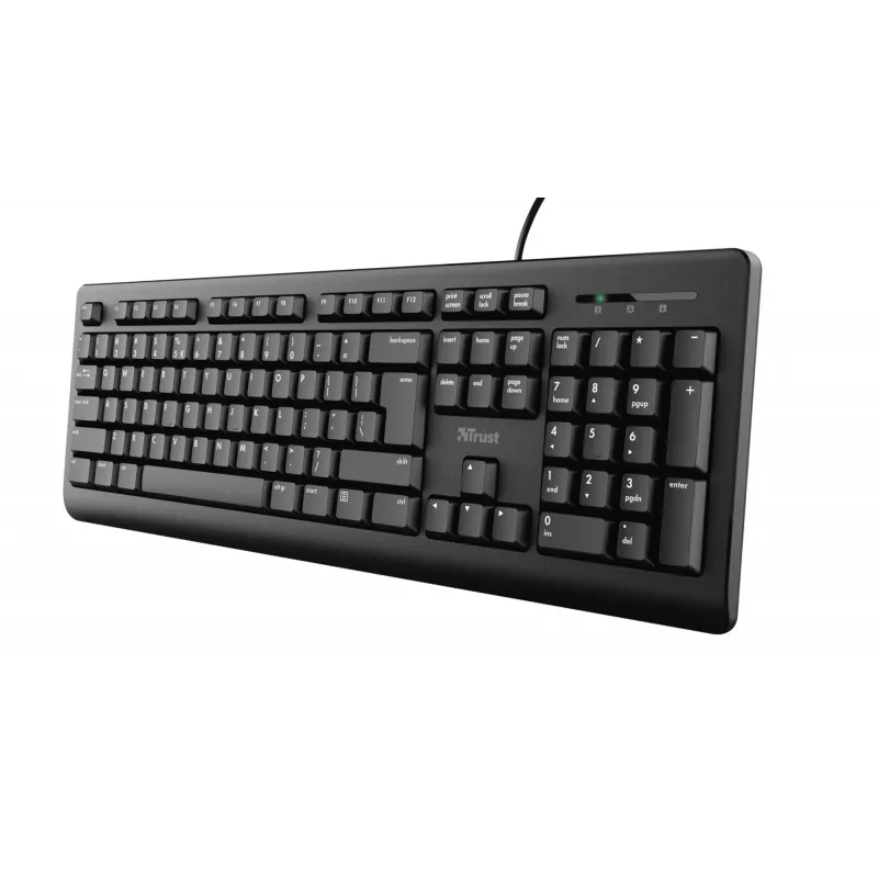 Trust Primo Tastatur Maus enthalten Büro USB QWERTY Deutsch Schwarz