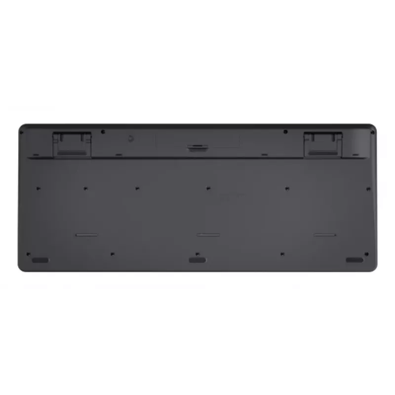 Trust TKM-450 Comfort Wireless Tastatur-Maus-Set, Full-Size (100%), Kabellos, RF Wireless, QWERTY, Schwarz, Maus inklusive