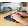 Trust Trezo Tastatur Maus enthalten Büro RF Wireless AZERTY Belgisch Schwarz