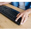 Trust Trezo Tastatur Maus enthalten Büro RF Wireless AZERTY Belgisch Schwarz