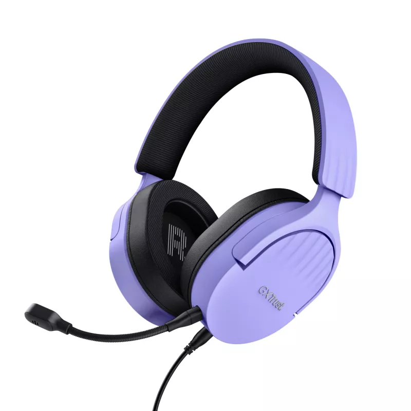 Trust GXT 489P FAYZO Headset Kabelgebunden Kopfband Gaming Schwarz, Lila