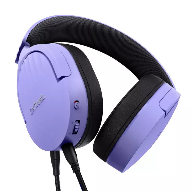 Trust GXT 489P FAYZO Headset Kabelgebunden Kopfband Gaming Schwarz, Lila