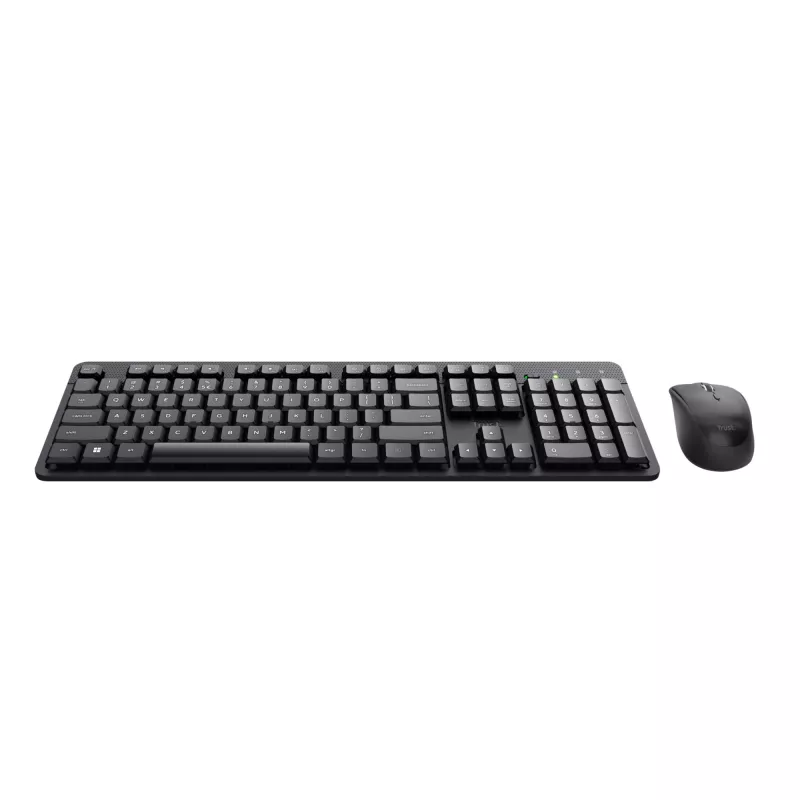 Trust Ody II Tastatur Maus enthalten Büro RF Wireless AZERTY Belgisch Schwarz