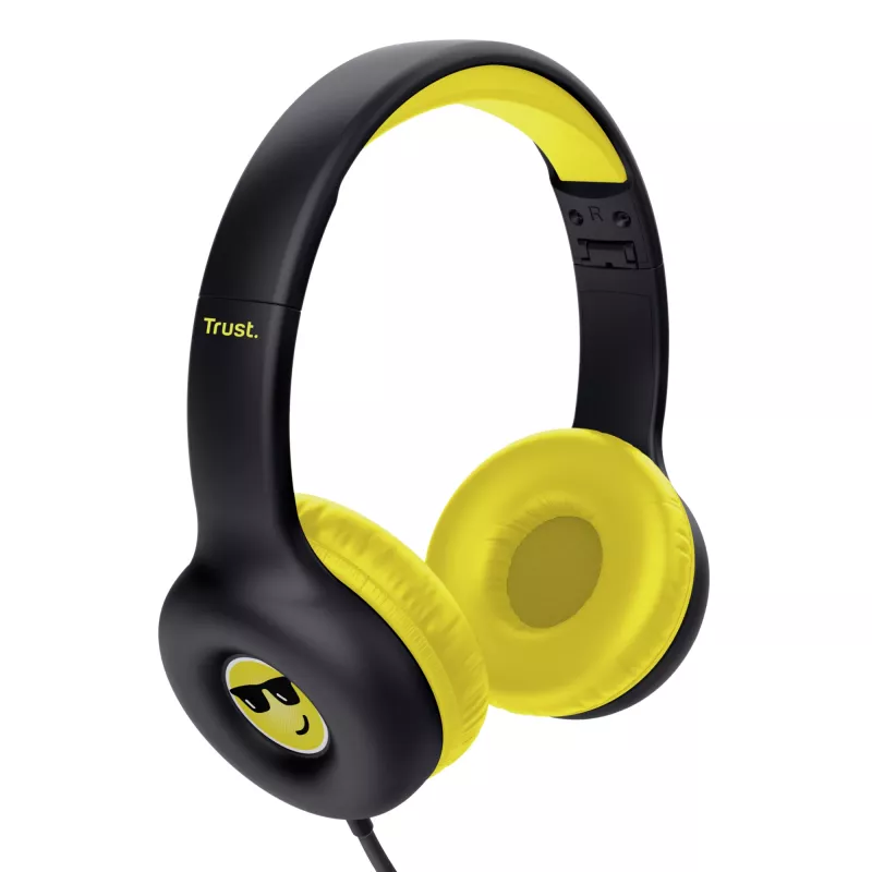 Trust Nouna Headset Kabelgebunden Kopfband Anrufe/Musik Schwarz, Gelb