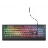 Trust GXT 792 Quadrox Tastatur Maus enthalten Gaming USB QWERTY Belgisch Schwarz