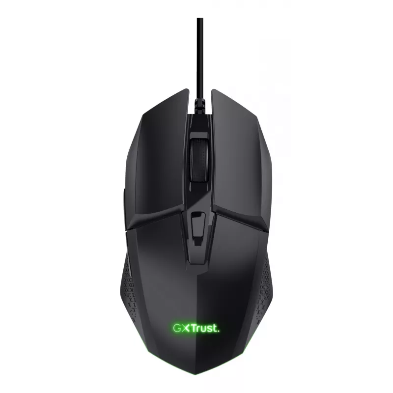 Trust GXT 792 Quadrox Tastatur Maus enthalten Gaming USB QWERTY Belgisch Schwarz
