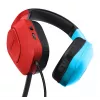 Trust GXT 416S Zirox Headset kabelgebunden Kopfbügel Gaming Schwarz, Cyan, Rot