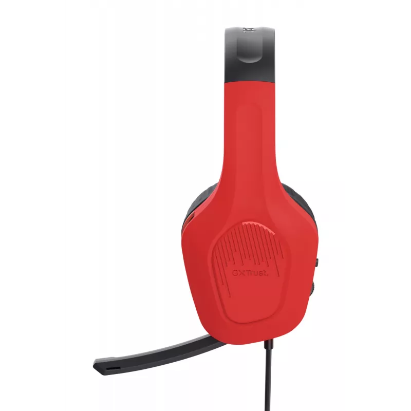 Trust GXT 416S Zirox Headset kabelgebunden Kopfbügel Gaming Schwarz, Cyan, Rot