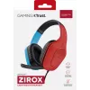 Trust GXT 416S Zirox Headset kabelgebunden Kopfbügel Gaming Schwarz, Cyan, Rot