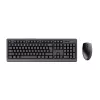 Funk-Tastatur- und Maus-Set TRUST Primo – Full-Size-QWERTY-Membrantastatur, RF Wireless, Schwarz, inklusive Maus