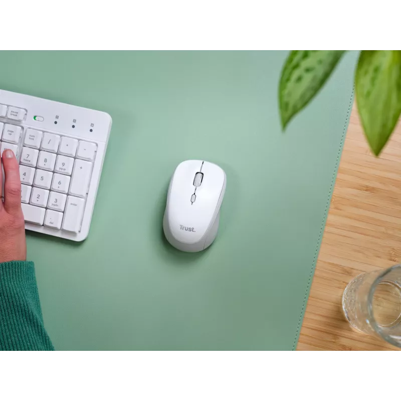 Trust Yvi+ Maus Universal Beidhändig RF Wireless + Bluetooth Optisch 1600 DPI