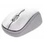 Kabellose optische Maus TRUST Yvi+ — Beidhändig, RF Wireless, 1600 DPI, 4 Tasten, Weiß