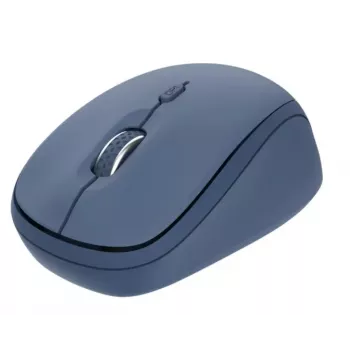 Maus TRUST Yvi+ — beidhändige RF-Funk optische Maus, 1600 DPI, 4 Tasten, blau