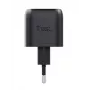 Ladegerät Trust Maxo 30W USB-C GaN Ladegerät Innenbereich Schnellladung Schwarz