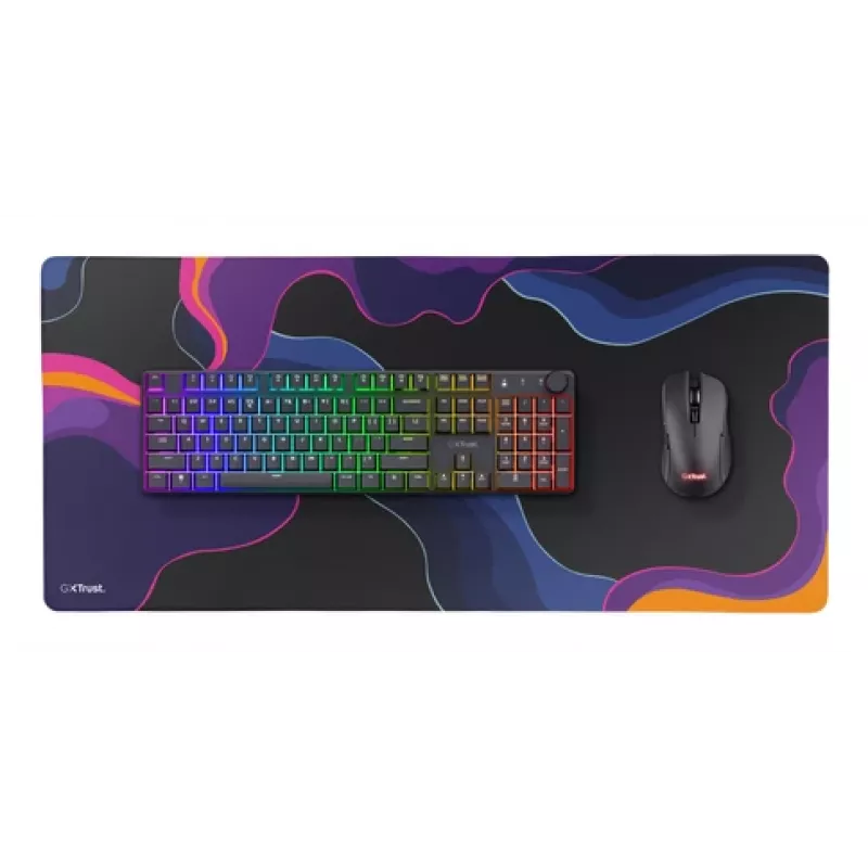 Trust GXT 759 XXL Gaming-Mauspad Schwarz, Blau, Pink, Violett