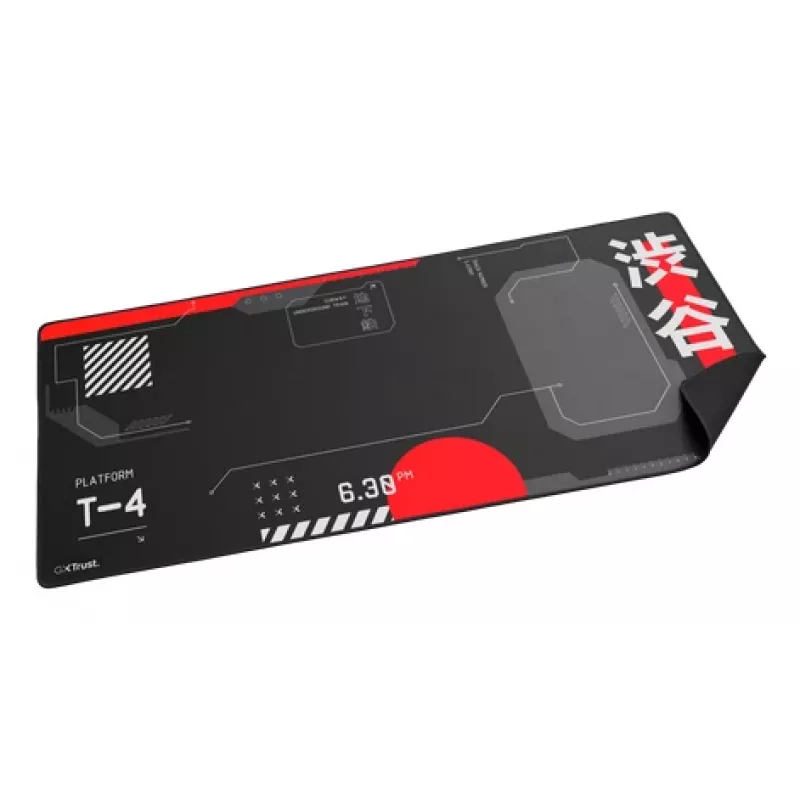 Gaming-Mauspad TRUST GXT 759 XXL — 900×400 mm, PET, schwarz/rot