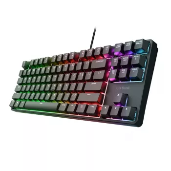 Trust GXT 864 Cada Tastatur Gaming USB QWERTY Englisch Schwarz