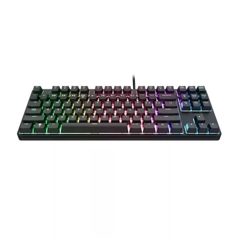 Trust GXT 864 Cada Tastatur Gaming USB QWERTY Englisch Schwarz