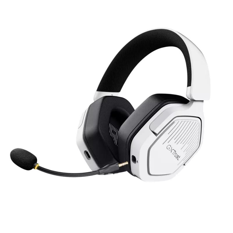 Trust GXT 493PS Carus Headset kabelgebunden & kabellos Kopfband Gaming Bluetooth Weiß
