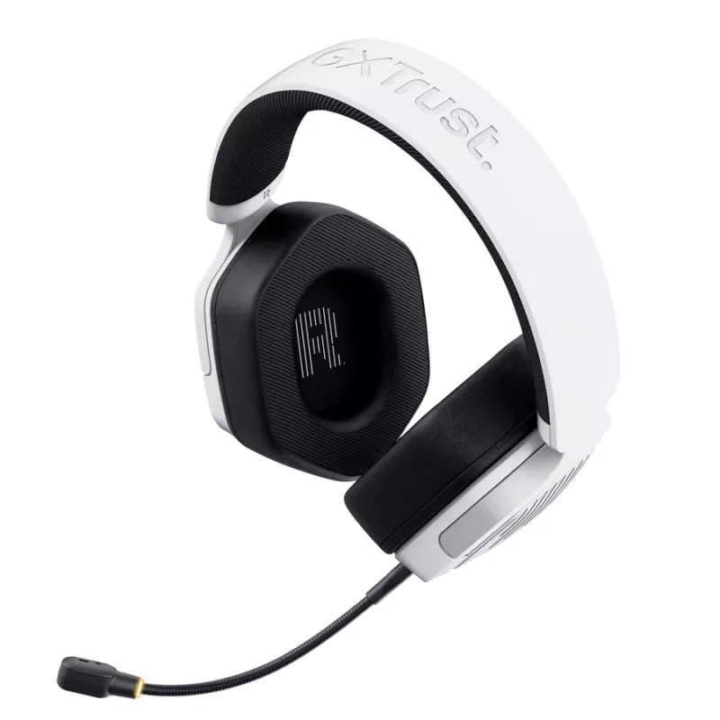 Trust GXT 493PS Carus Headset kabelgebunden & kabellos Kopfband Gaming Bluetooth Weiß