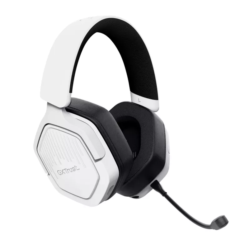 Trust GXT 493PS Carus Headset kabelgebunden & kabellos Kopfband Gaming Bluetooth Weiß