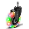 Gaming-Stuhlrollen TRUST GXT 701 LED-Gelrollen für Drehstühle, 5er-Set