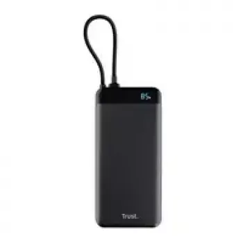 Powerbank TRUST Fiera 20000 mAh – 2x USB-C, Schwarz