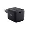 Ladegerät TRUST Maxo Ultra-klein 65W GaN USB-C Schwarz mit 2m Kabel