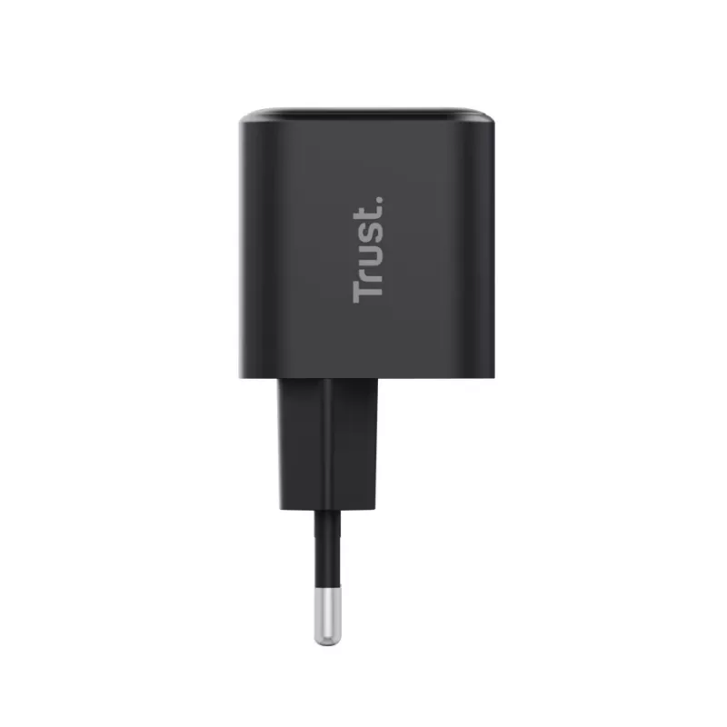 Ladegerät TRUST Maxo Ultra-klein 65W GaN USB-C Schwarz mit 2m Kabel