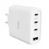 TRUST Maxo 65W Indoor AC-Schnellladegerät, 3x USB-C, max. 20 V, 2 m Kabel, weiß