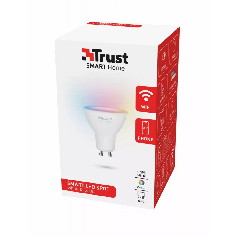 Smart-Birne Trust 71279 Wi-Fi Weiß 50x50x54 mm