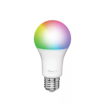 Smarte Glühbirne TRUST 71281 — Wi‑Fi, E27‑Fassung, weiß, 60×60×108 mm