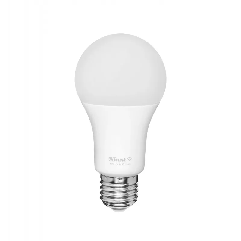 Smarte Glühbirne TRUST 71281 — Wi‑Fi, E27‑Fassung, weiß, 60×60×108 mm