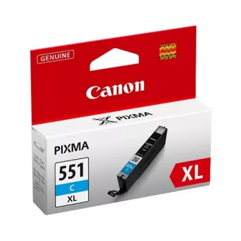 Canon CLI-551XL C w/sec Tintenpatrone 1 Stk. Original High (XL) Yield Foto-Cyan