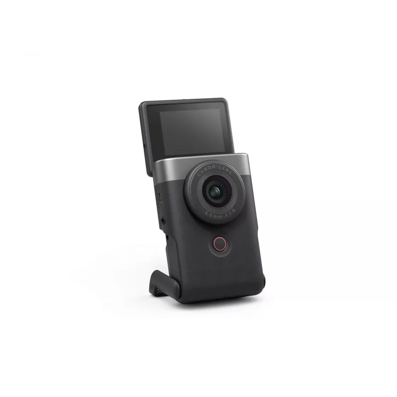 Canon PowerShot V10 Vlogging Kit 1 Zoll Kompaktkamera 20 MP CMOS 5472 x 3648 Pixel Silber