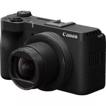 Kompaktkamera Canon PowerShot V1 Premium Vlogger Kit — 22,3 MP, 1/4 Zoll CMOS, 4K UHD, 3,1-fach optischer Zoom, 3 Zoll Touchscreen, Schwarz