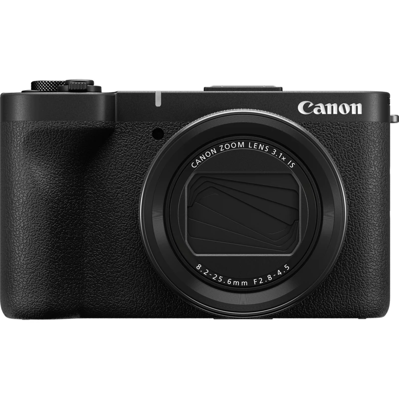 Kompaktkamera Canon PowerShot V1 Premium Vlogger Kit — 22,3 MP, 1/4 Zoll CMOS, 4K UHD, 3,1-fach optischer Zoom, 3 Zoll Touchscreen, Schwarz