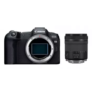 Canon EOS R8 + RF 24-105mm F4-7.1 IS STM MILC 24,2 MP CMOS 6000 x 4000 Pixel Schwarz