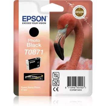 Epson Flamingo Singlepack Photo Schwarz T0871 Ultra Gloss Hochglanz 2