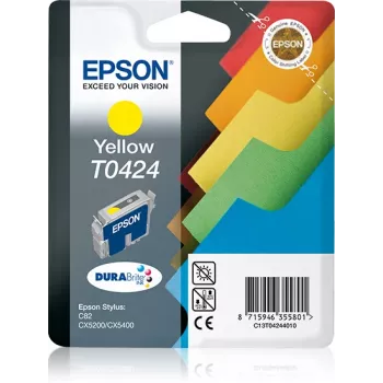Epson Files Einzelpack Gelb T0424, Gelb, Pigmenttinte, 16 ml, 1 Stück