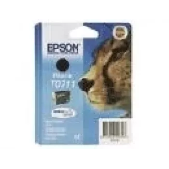 Epson Cheetah Einzelpackung Schwarz T0711 DURABrite Ultra Tinte, Schwarz, Pigmenttinte, 1 Stück