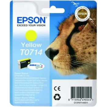 Epson Cheetah Einzelpackung Gelb T0714 DURABrite Ultra Tinte