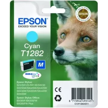 Epson Fox Einzelpackung Cyan T1282 DURABrite Ultra Tinte