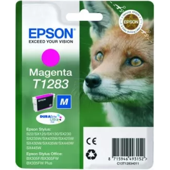 Epson Fox Einzelpackung Magenta T1283 DURABrite Ultra Tinte