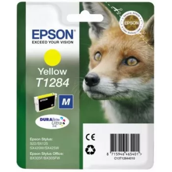 Epson Fox Einzelpackung Gelb T1284 DURABrite Ultra Tinte