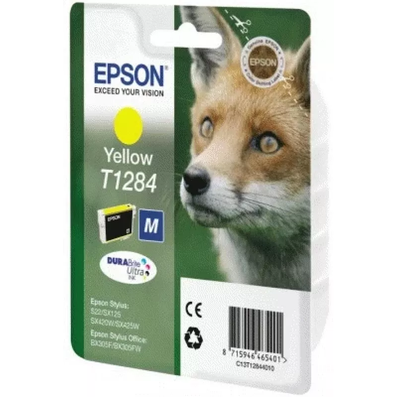 Epson Fox Einzelpackung Gelb T1284 DURABrite Ultra Tinte