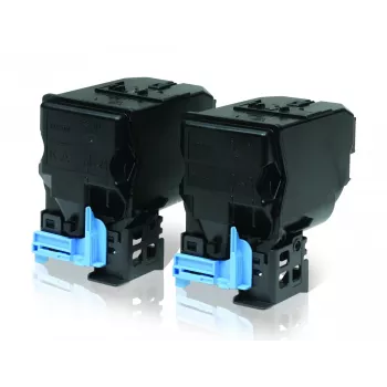 Epson Doppel-Tonerkassetten-Pack Schwarz 6kx2, 6000 Seiten, Schwarz, 1 Stk.