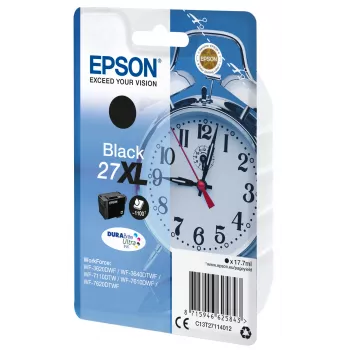 Epson Wecker Einzelpack Schwarz 27XL DURABrite Ultra Tinte