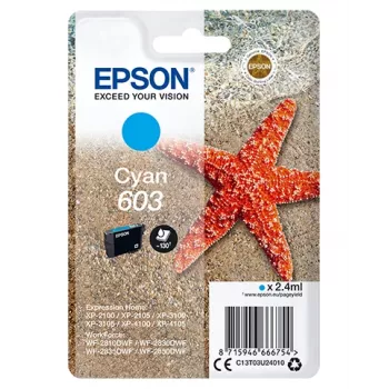 Epson C13T03U24020 Tintenpatrone 1 Stück Original Standard-Reichweite Cyan